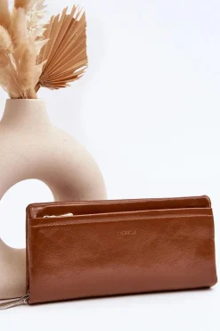 Online Damski Portfel Brązowy Tiborlena Portfele