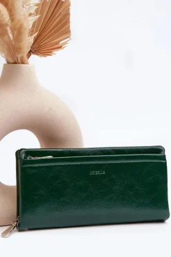 Portfele>Boto Damski Portfel Ciemnozielony Tiborlena