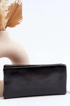 Portfele>Boto Damski Portfel Czarny Tiborlena