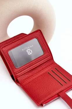 Online Boto Damski Portfel Portmonetka Z Ekoskóry Czerwony Lazara