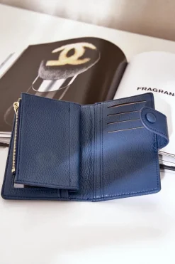 Hot Damski Portfel Z Eko Skóry Granatowy Isamille Portfele