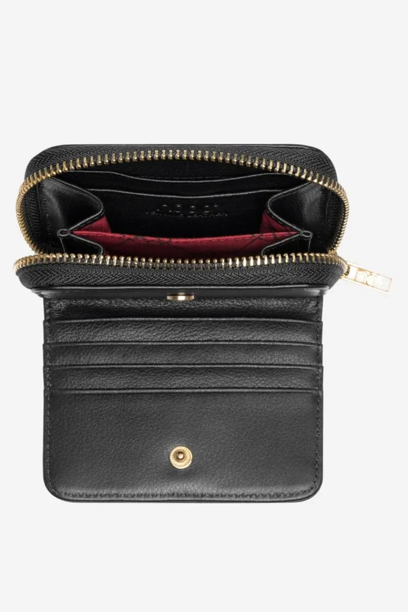 Outlet Damski Portfel Ze Skóry Naturalnej Mały NPUR-LR0021-C020 Portfele