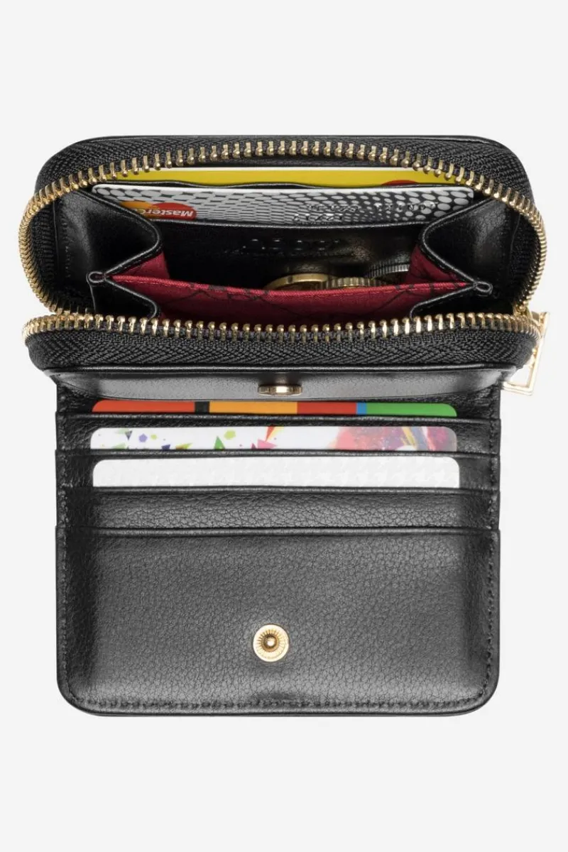 Outlet Damski Portfel Ze Skóry Naturalnej Mały NPUR-LR0021-C020 Portfele