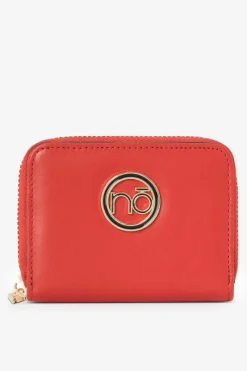 Discount Nobo Damski Portfel Ze Skóry Naturalnej Mały NPUR-LR0021-C005 Czerwony