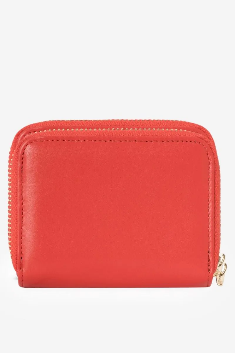 Discount Nobo Damski Portfel Ze Skóry Naturalnej Mały NPUR-LR0021-C005 Czerwony