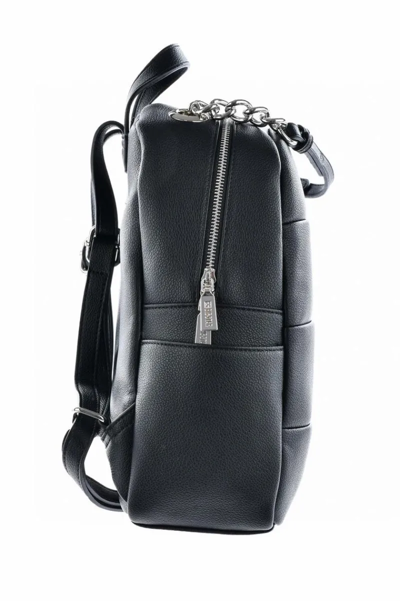 Plecaki>Big Star Shoes Damski Skórzany Plecak Big Star LL574016 Czarny