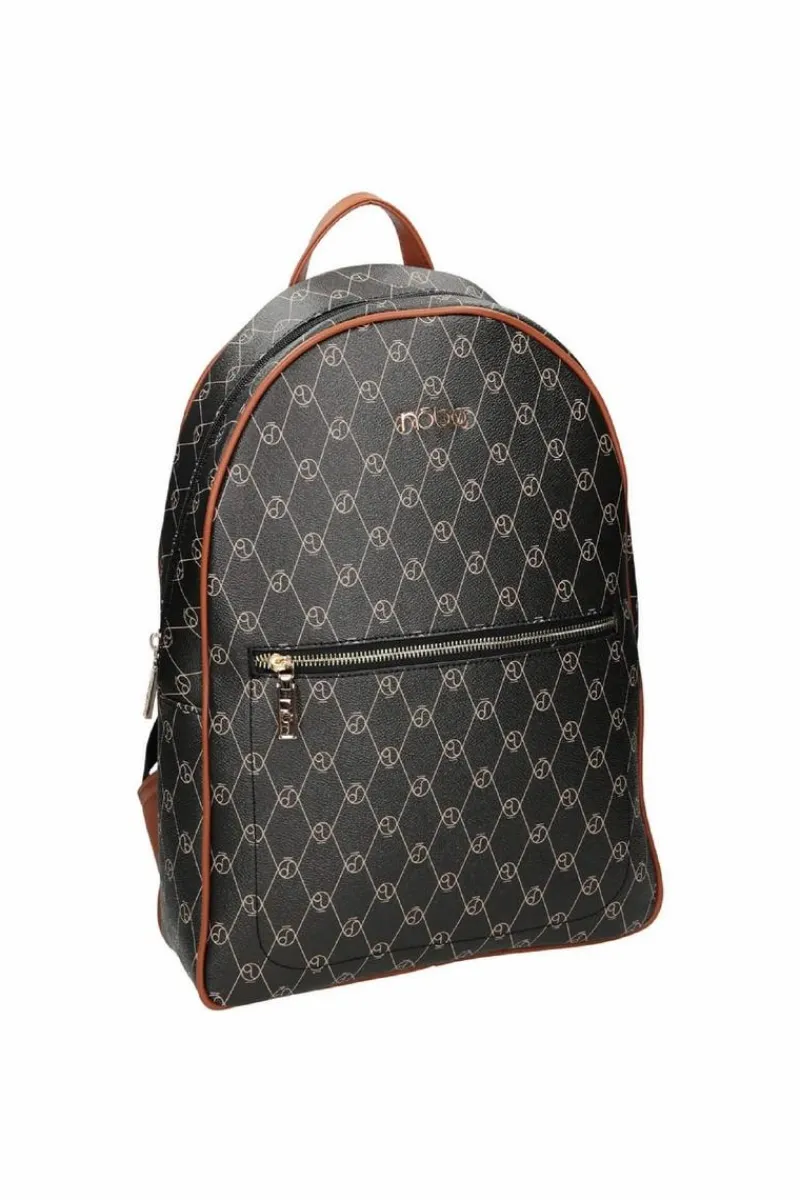 Sale Damski Skórzany Plecak M0440-C020 Czarny Plecaki|Torebki Nobo