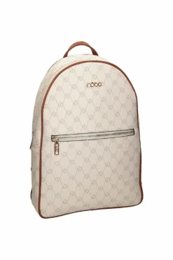 Sale Nobo Damski Skórzany Plecak M0440-CM00 Jasnobeżowy