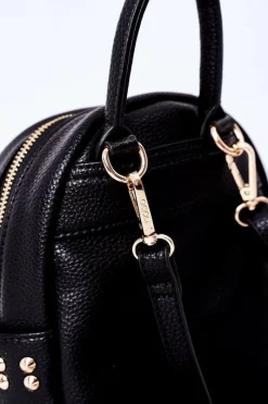 Outlet Nobo Damski Skórzany Plecak K4110 Czarny