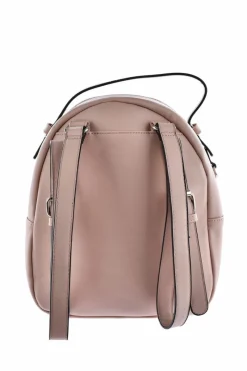 Big Star Shoes Damski Skórzany Plecak 2w1 Big Star LL574098 Różowy