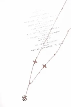 Discount Boto Damski Srebrny Naszyjnik Koniczynka Cyrkonia Amanda