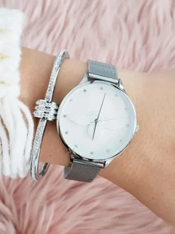 Online Damski Srebrny Zegarek Stuart Zegarki