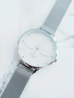 Online Damski Srebrny Zegarek Stuart Zegarki