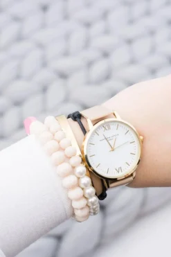 Hot Boto Damski Stylowy Klasyczny Beżowy Zegarek