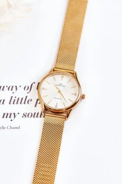 New Giorgio&Dario Damski Wodoodporny Zegarek Giorgio & Dario Złoty