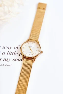 New Giorgio&Dario Damski Wodoodporny Zegarek Giorgio & Dario Złoty