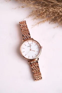 Zegarki>Ernest Damski Zegarek Bransoleta Różowe Złoto Classic