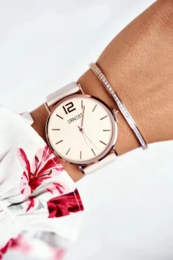 Damski Zegarek Beżowy Sandmill Zegarki