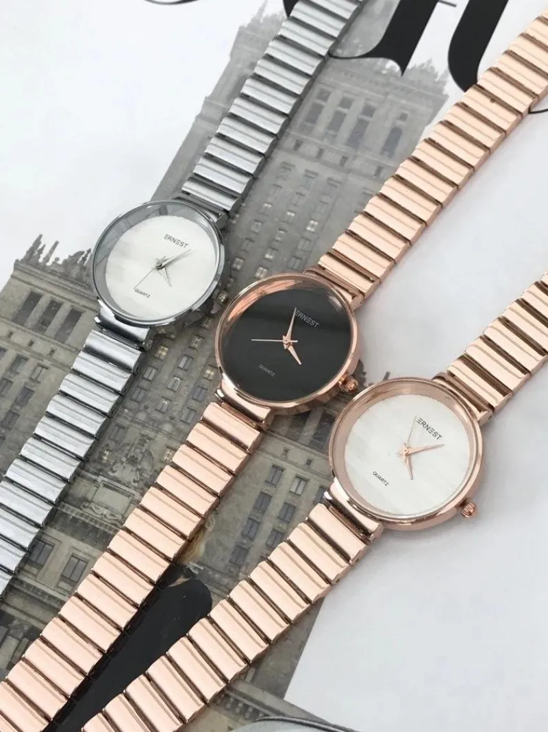 Hot Damski Zegarek Claudie Srebrny Zegarki