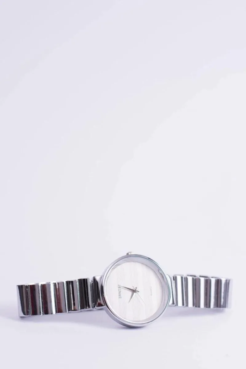 Hot Damski Zegarek Claudie Srebrny Zegarki