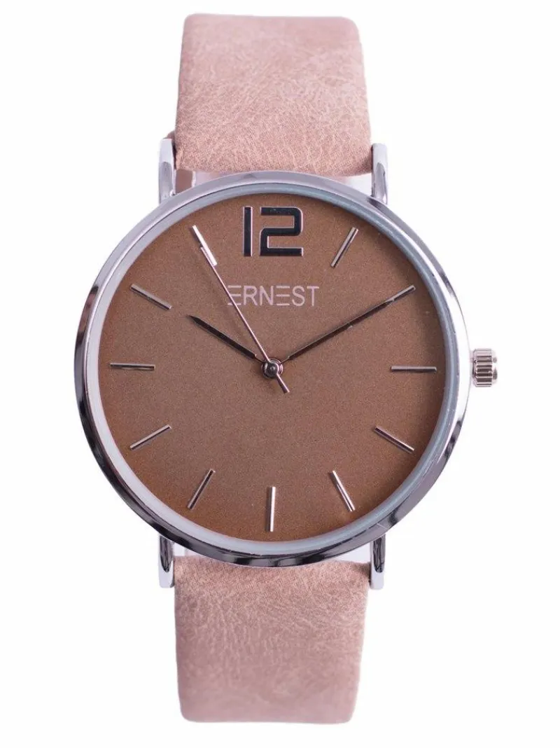 Zegarki>Ernest Damski Zegarek Claire Brązowy