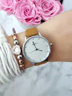 Zegarki>Ernest Damski Zegarek Ethienne Brązowy