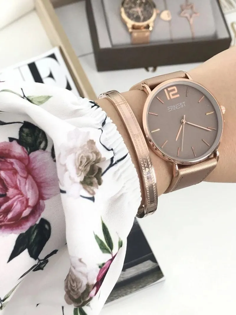 Zegarki>Ernest Damski Zegarek Fabien Złoty