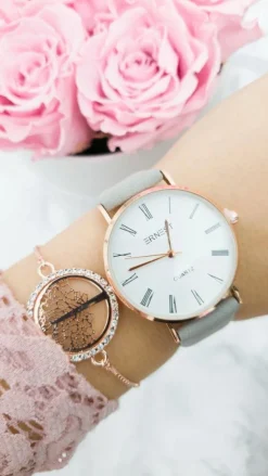 Sale Ernest Damski Zegarek Feel Szary