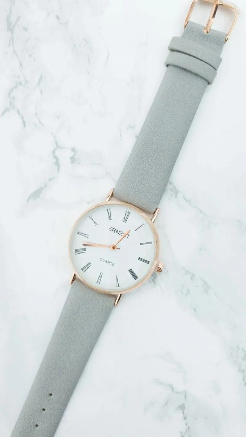 Sale Ernest Damski Zegarek Feel Szary