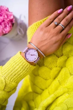 Discount Ernest Damski Zegarek Fioletowy Belven