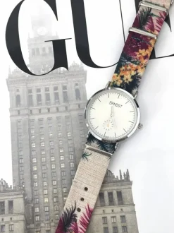 Online Damski Zegarek Flores Kolorowy Zegarki