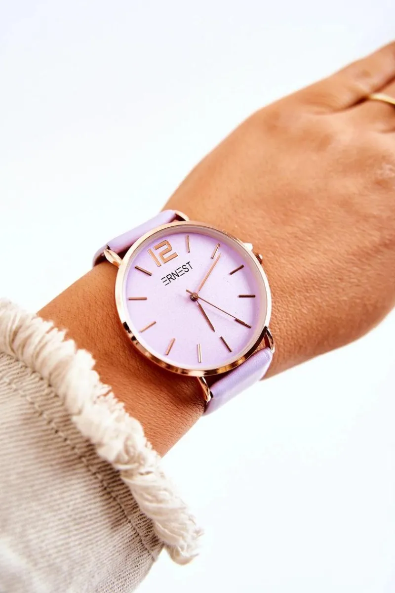 Clearance Ernest Damski Zegarek Jasnofioletowy Sandmill