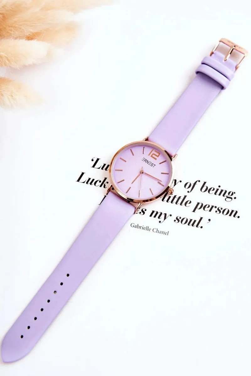 Clearance Ernest Damski Zegarek Jasnofioletowy Sandmill