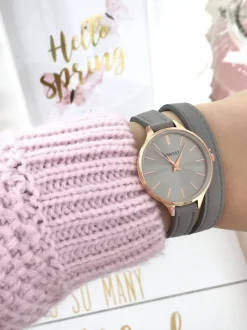 Zegarki>Ernest Damski Zegarek Jules Szary