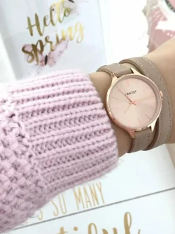 Clearance Ernest Damski Zegarek Jules Beżowy