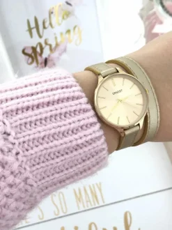 Hot Damski Zegarek Jules Złoty Zegarki