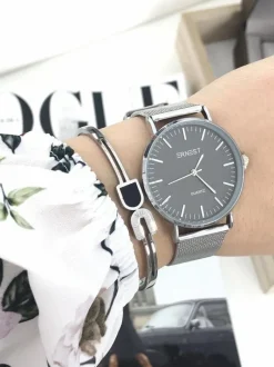 Ernest Damski Zegarek Lena Srebrny