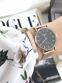 Clearance Ernest Damski Zegarek Lena Różowe Złoto