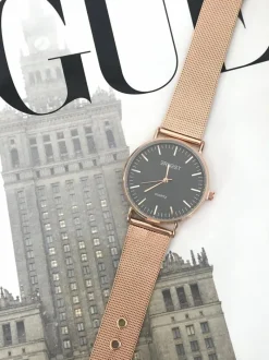 Clearance Ernest Damski Zegarek Lena Różowe Złoto