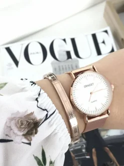 Zegarki>Ernest Damski Zegarek Lena Złoty