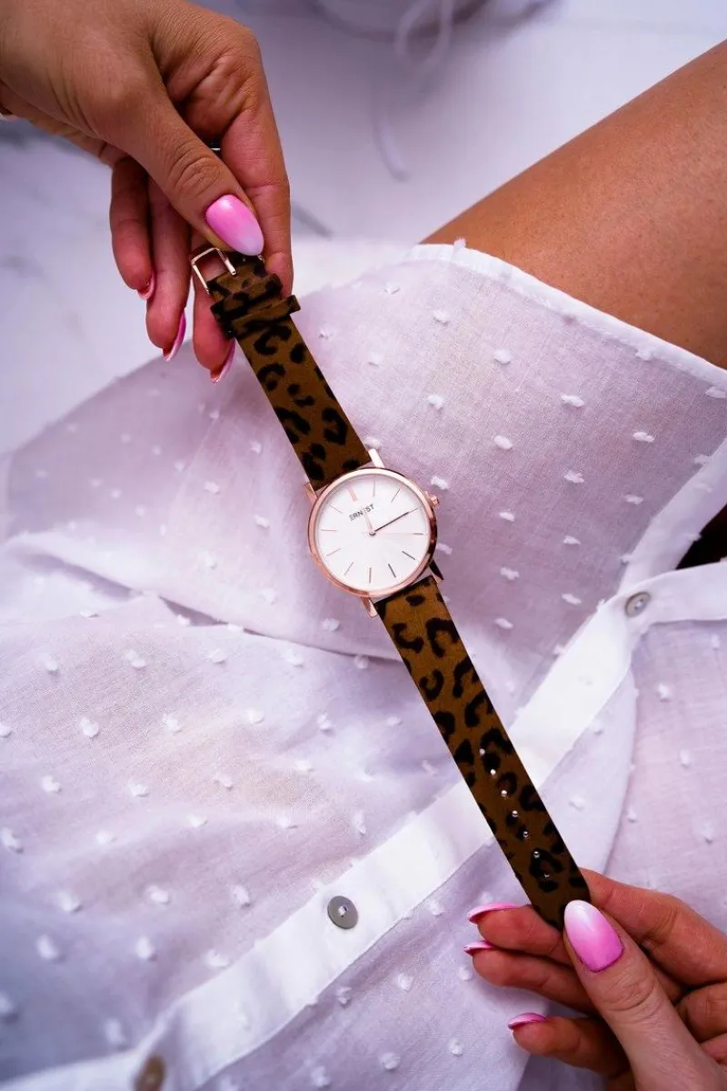 Sale Ernest Damski Zegarek Leopard Cedis