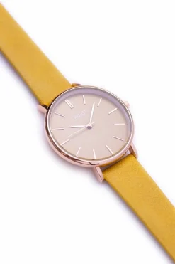 Ernest Damski Zegarek Montane Musztardowy
