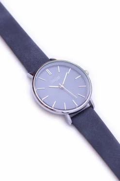 Outlet Ernest Damski Zegarek Montane Granatowy Srebrna Koperta