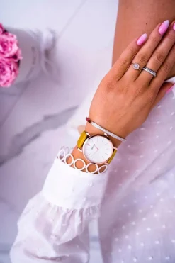 Clearance Ernest Damski Zegarek Musztardowy Cedis