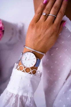 Zegarki>Ernest Damski Zegarek Niebieski Claire