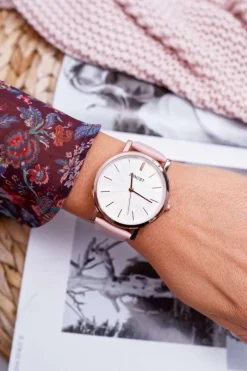 Zegarki>Ernest Damski Zegarek Różowy Cedis