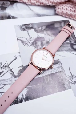 Zegarki>Ernest Damski Zegarek Różowy Cedis