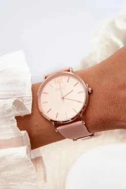 Online Damski Zegarek Różowy Sandmill Zegarki