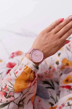 Online Ernest Damski Zegarek Różowy Claire