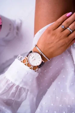 Zegarki>Ernest Damski Zegarek Skóra Węża Cedis